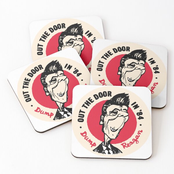 Item preview, Vintage Anti Ronald Reagan 1984 designed and sold by NationalVintage.