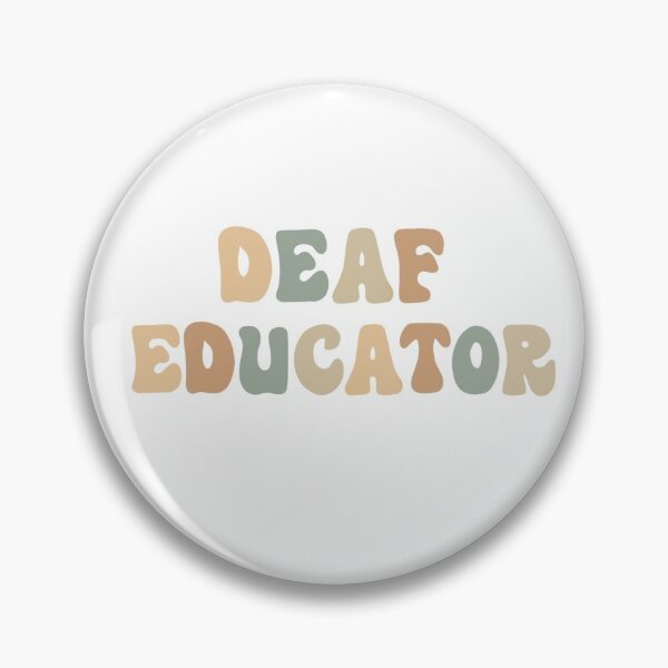 Item preview, Deaf Educator designed and sold by * Dear Moon Studios *.