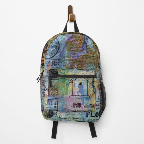 Item preview, Old Newspaper Colorful Painting Splashes designed and sold by EDDArt.