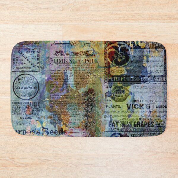 Item preview, Old Newspaper Colorful Painting Splashes designed and sold by EDDArt.