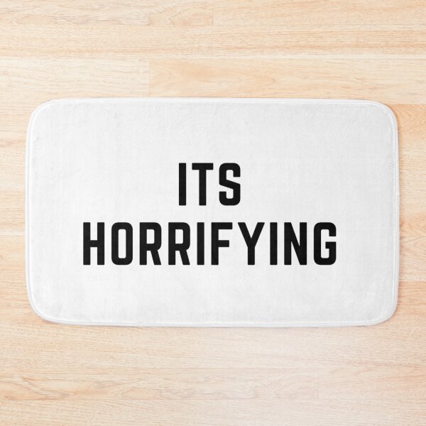 Item preview, Eat sleep hurdles repeat "ITS HORRIFYING" sarcastic quote sticker [P-Q 146][811] designed and sold by HIPNOTIZAR  CRAFTS.