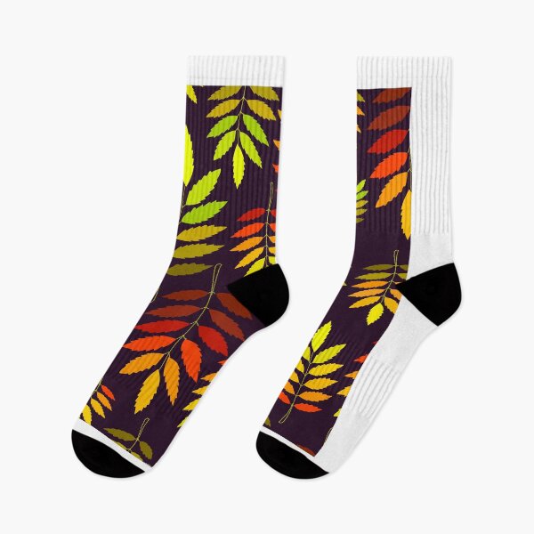 Item preview, Print on a dark background with bright glowing autumn leaves designed and sold by IrinaSenkova.