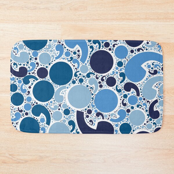 Item preview, Semicolon Blue Pattern - Mental Health Matters designed and sold by pjmorley.
