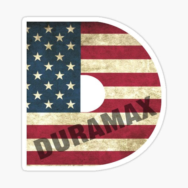 Duramax American Flag Sticker