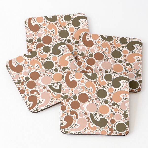 Item preview, Semicolon Brown Pattern - Mental Health Matters designed and sold by pjmorley.