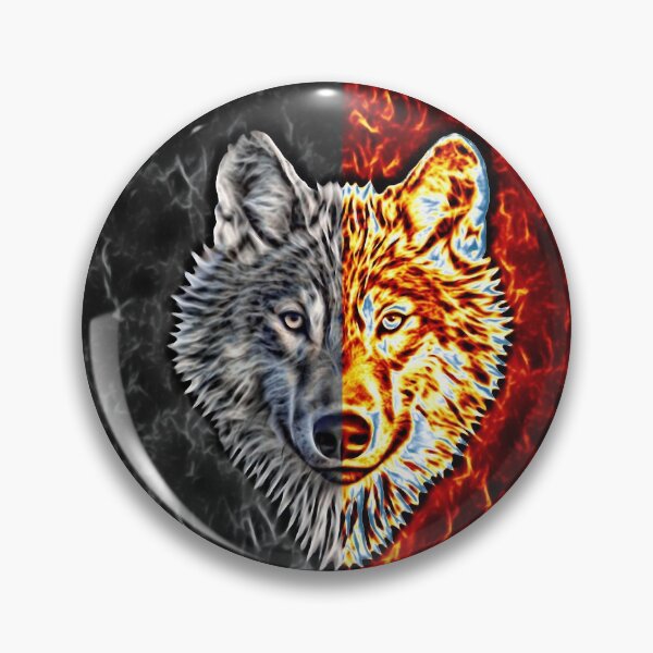 Item preview, A Graceful WOLF Looks Into Your Eyes Two-colored designed and sold by EDDArt.