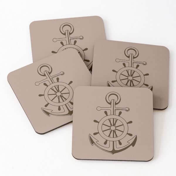 Item preview, Anchor and Ship Wheel - mens American Apparel designed and sold by Art10Shop.