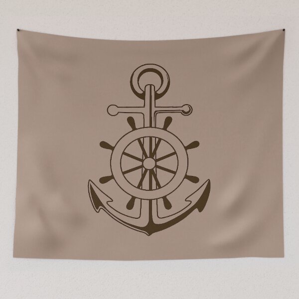 Item preview, Anchor and Ship Wheel - mens American Apparel designed and sold by Art10Shop.
