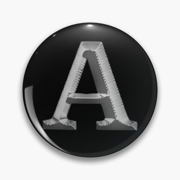 Item preview, Silver Upper Case Letter A designed and sold by molamode.