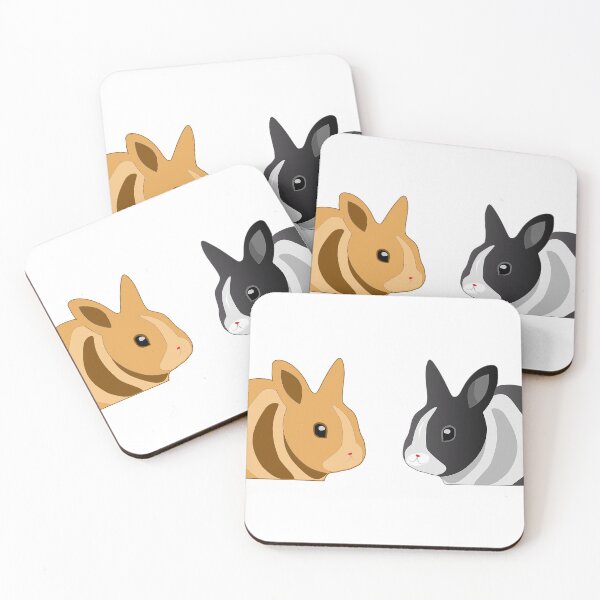 Item preview, Bunny Loaf Double | Two Cute Bunny Rabbit Loaves - Best Buns designed and sold by Rabbitti.