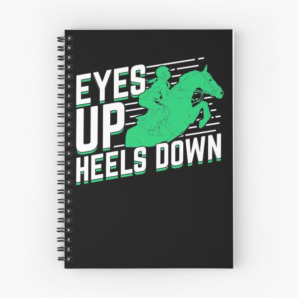 Item preview, Eyes Up Heels Down Show Jumping Rider Gift designed and sold by Marcid95.