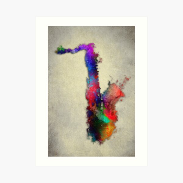 Saxophone Art Print