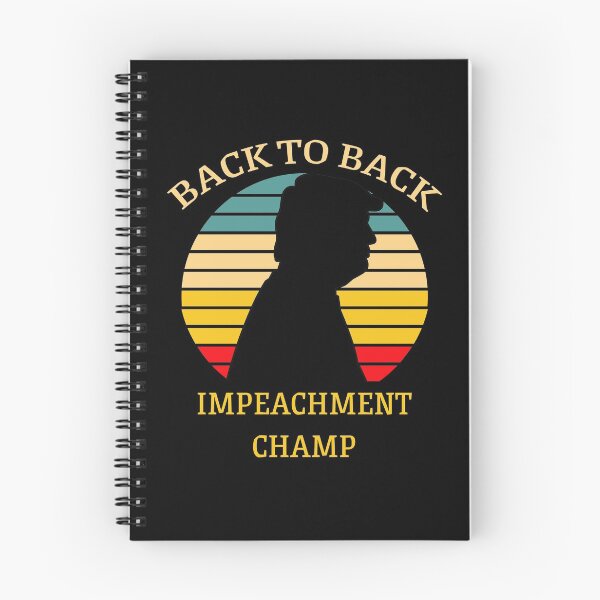 Item preview, Back to Back Impeachment Champ - Trump Silhouette designed and sold by liftdesign.