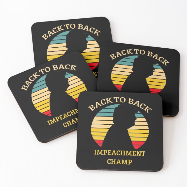 Item preview, Back to Back Impeachment Champ - Trump Silhouette designed and sold by liftdesign.