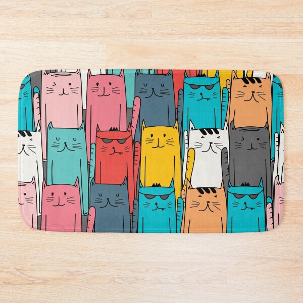 Item preview, Colorful Cute Crowded Cat designed and sold by Dr.YesOrNo.