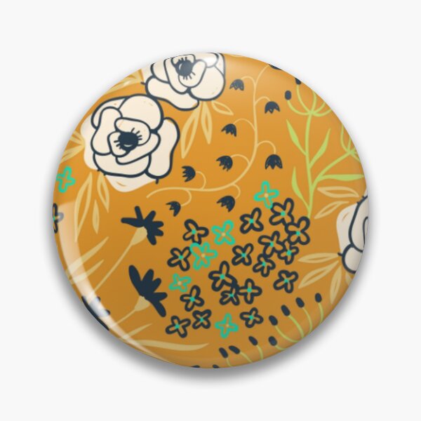 Item preview, Vines and flowers on yellow background  designed and sold by Mygeneration.