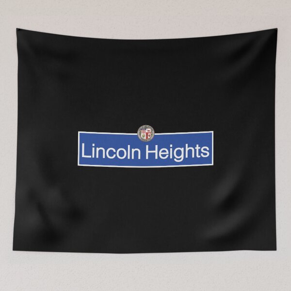 Item preview, Lincoln Heights Los Angeles Street Sign Wilshire Downtown LA California Beach Sun designed and sold by Shirt-Surf.