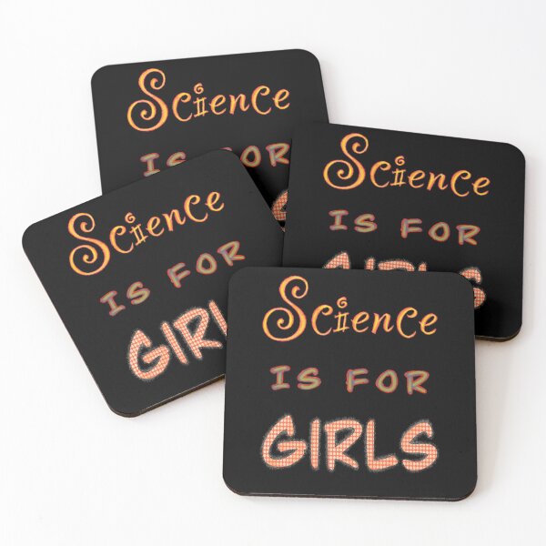 Item preview, Science is for girls 3rd version designed and sold by Osher-BioArt.
