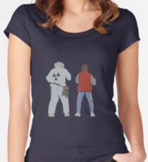 Back (s) to the Future Women's Fitted Scoop T-Shirt