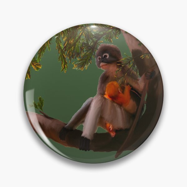 Item preview, Dusky Faced Langur - Mother and Baby designed and sold by ABCmicrogrants.