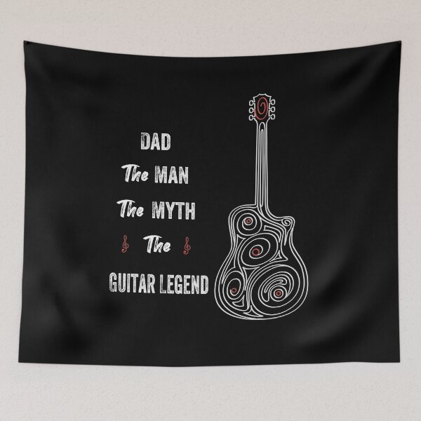 Item preview, Dad The Man The Myth The Guitar Legend designed and sold by Ni Faycal.