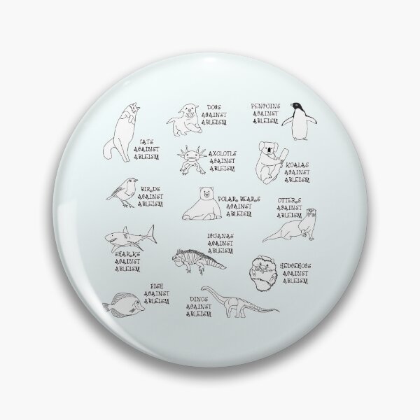 Item preview, animals against ableism ♥ sticker pack/pattern designed and sold by icecreamfreeze.