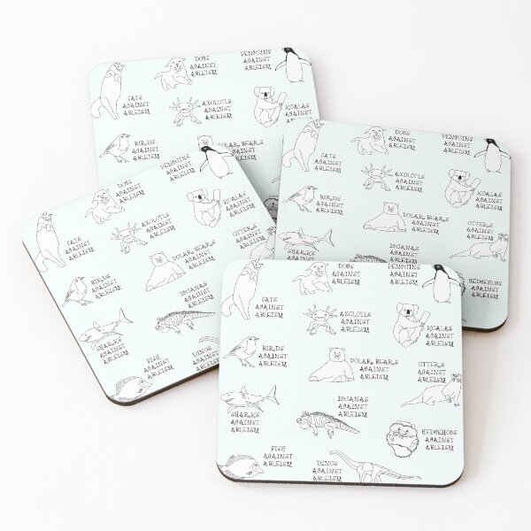 Item preview, animals against ableism ♥ sticker pack/pattern designed and sold by icecreamfreeze.