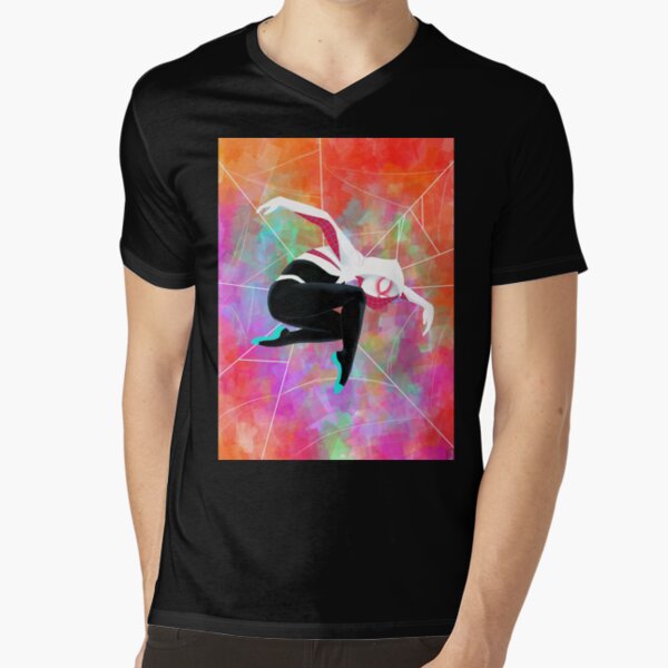Spider-Gwen V-Neck T-Shirt