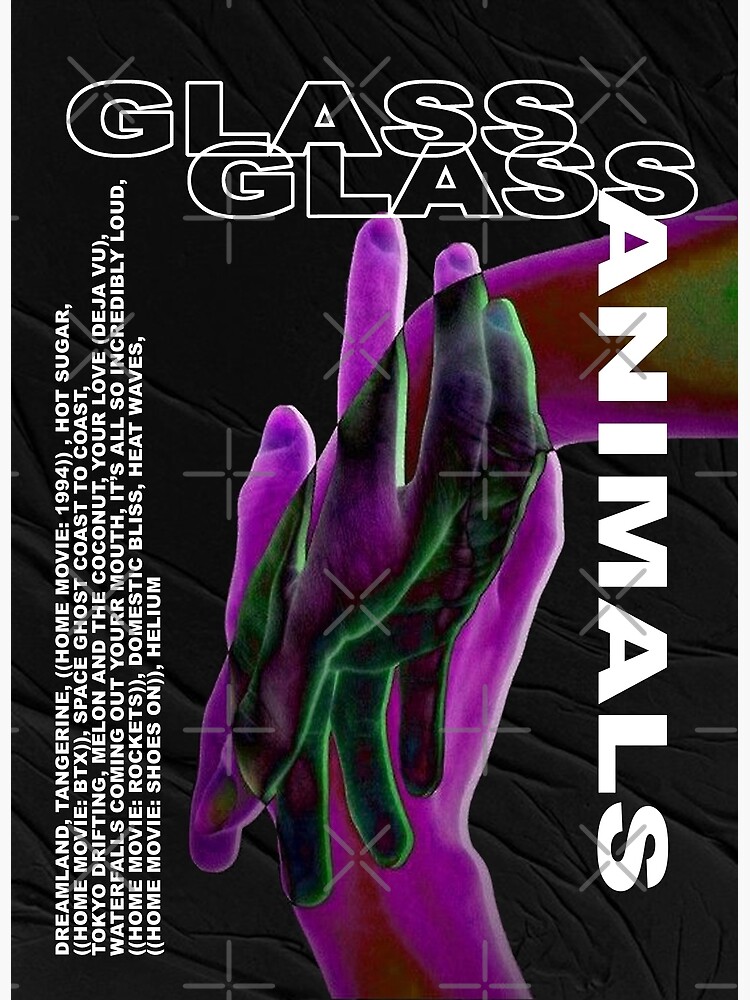 Thumbnail 3 of 3, Poster, Glass Animals designed and sold by dormprintsbylei.