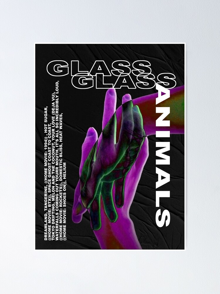 Thumbnail 1 of 3, Poster, Glass Animals designed and sold by dormprintsbylei.