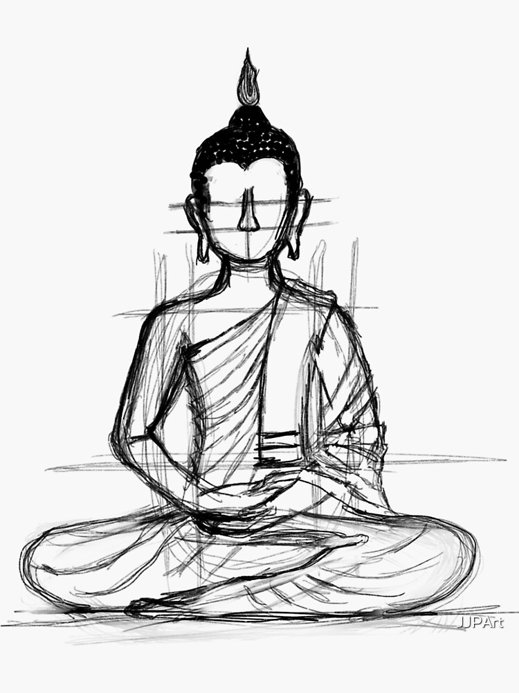 Yoga Meditation Drawing Buddhism Sketchbook Zen Painting Zazen  transparent background PNG clipart  HiClipart