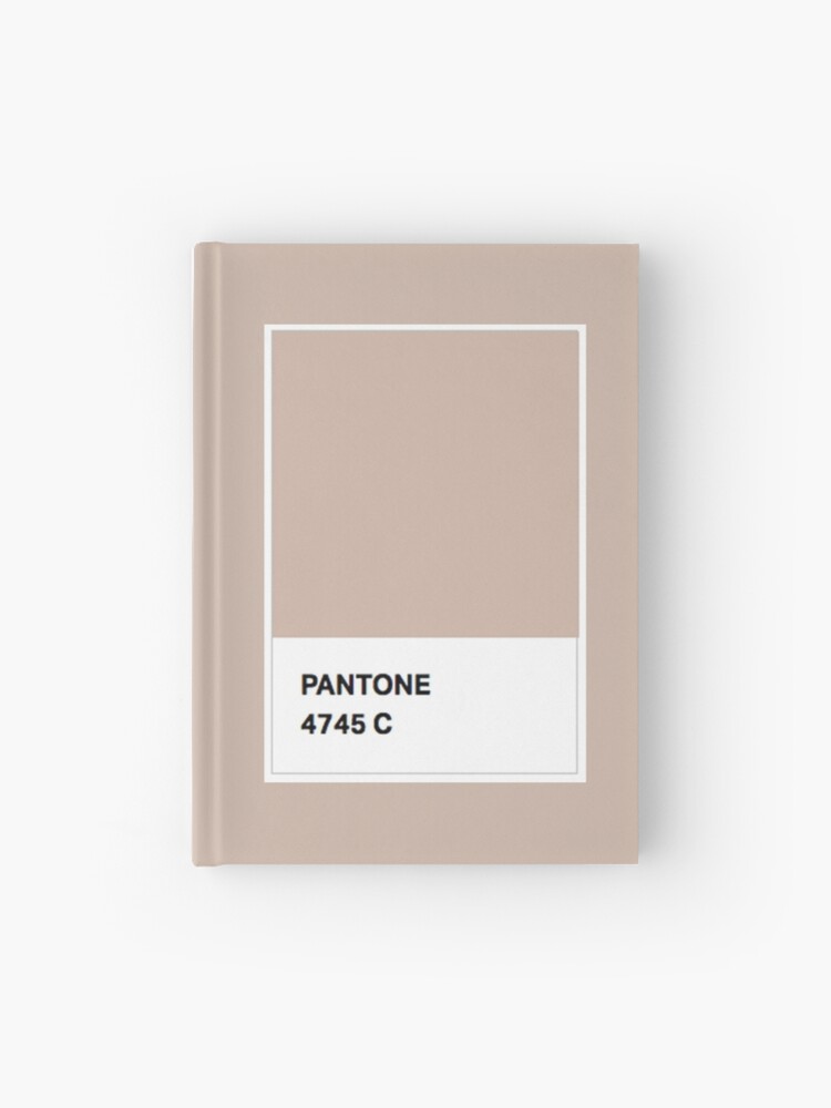 Pantone brown beige Hardcover Journal for Sale by papillon-insula