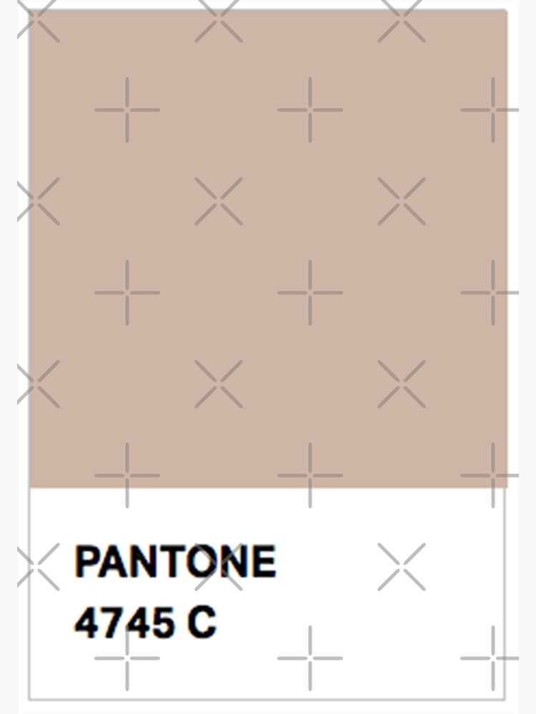 Pantone brown beige | Art Print