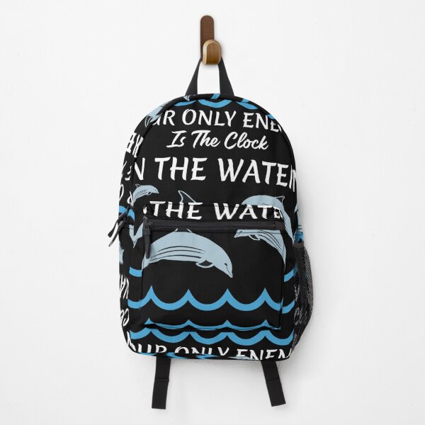 Item preview,  Funny Swimming  Saying :In The Water,Your Only Enemy is The Clock  designed and sold by remonss.