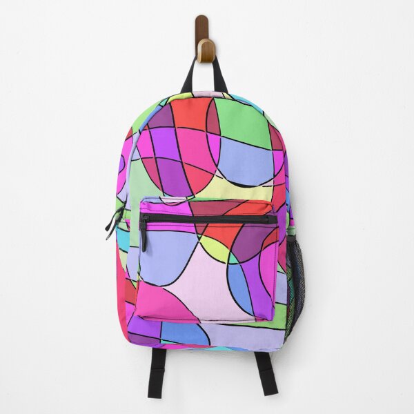Item preview, Squiggly Loops Pink Blue Violet designed and sold by EDDArt.