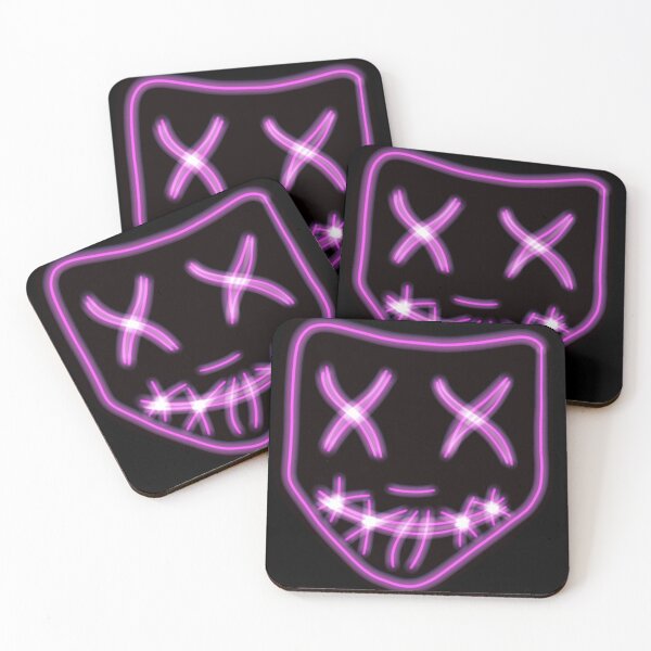 Item preview, Luminous Mask || The Purge Mask || Halloween Mask || Purple LED designed and sold by Arterissun.