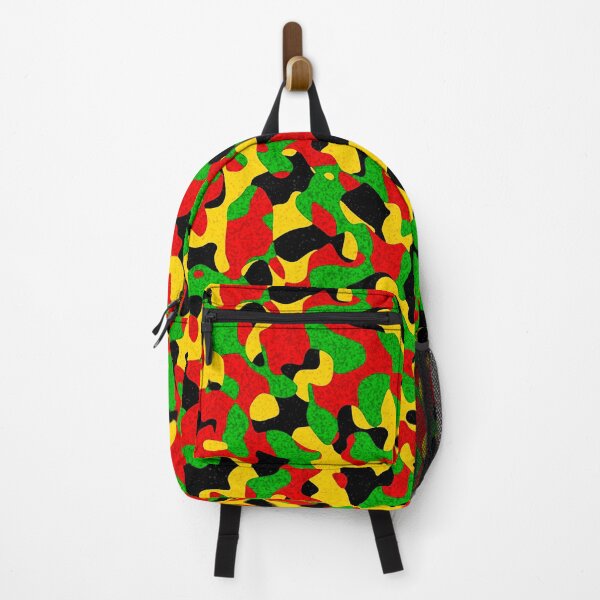 Item preview, Rastafari Camouflage Pattern Green Yellow red Black designed and sold by EDDArt.