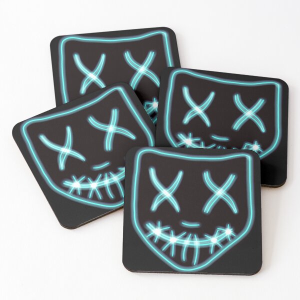 Item preview, Luminous Mask || The Purge Mask || Halloween Mask || Blue LED designed and sold by Arterissun.