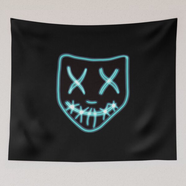 Item preview, Luminous Mask || The Purge Mask || Halloween Mask || Blue LED designed and sold by Arterissun.