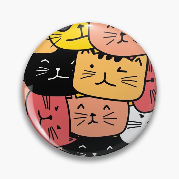 Item preview, Colorful Cute Crowded Cat designed and sold by Dr.YesOrNo.