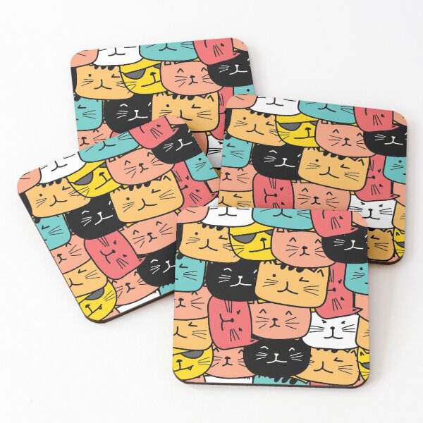 Item preview, Colorful Cute Crowded Cat designed and sold by Dr.YesOrNo.
