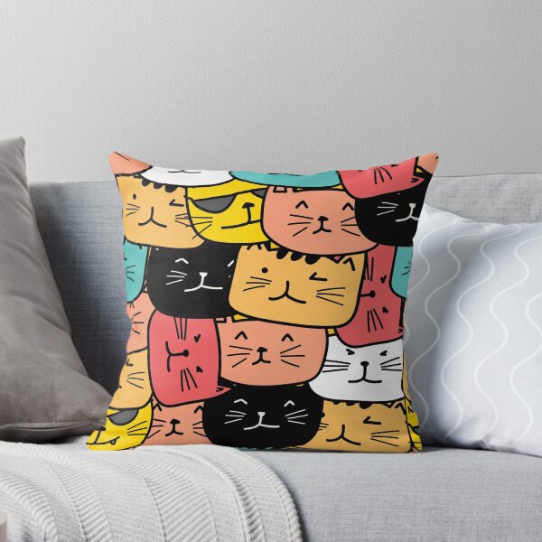 Item preview, Colorful Cute Crowded Cat designed and sold by Dr.YesOrNo.