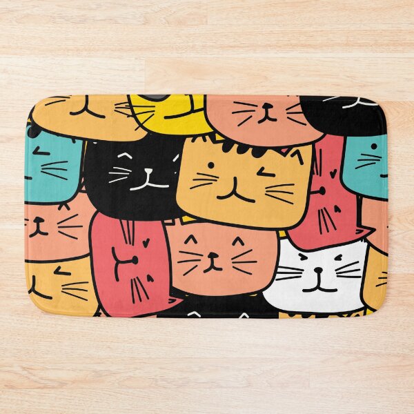 Item preview, Colorful Cute Crowded Cat designed and sold by Dr.YesOrNo.
