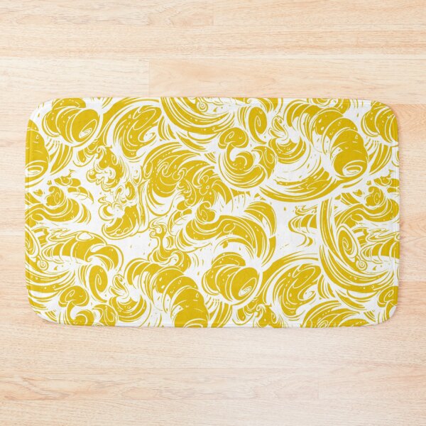 Item preview, Yellow Floral Wave designed and sold by cbeezle.