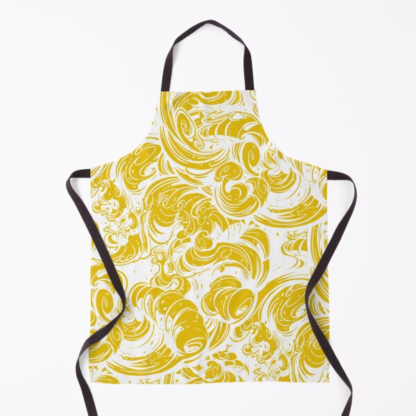Item preview, Yellow Floral Wave designed and sold by cbeezle.