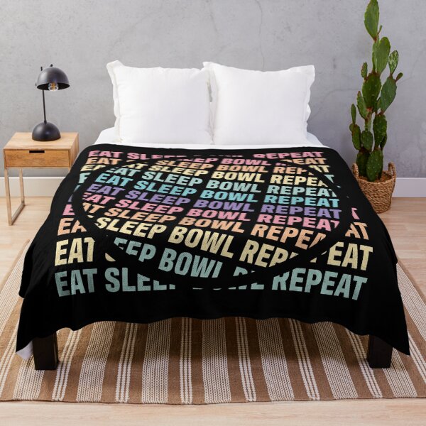 Item preview, Eat sleep bowl repeat rainbow designed and sold by stu-dio-art.