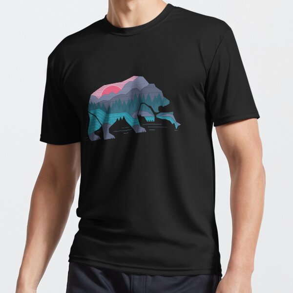 Vista previa del artículo con la obra «Bear Country», diseñado y vendido por thepapercrane.