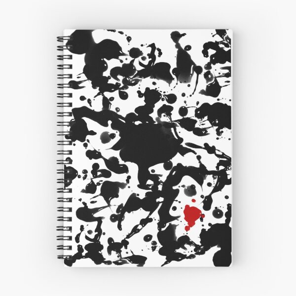 Item preview, Crazy BLACK & RED INK SPLASHES Composition designed and sold by EDDArt.