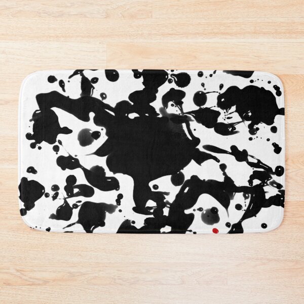 Item preview, Crazy BLACK & RED INK SPLASHES Composition designed and sold by EDDArt.