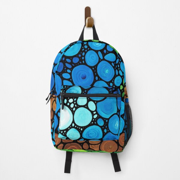 Item preview, Blue Sky Mosaic Landscape Art - Another Fine Day designed and sold by Sharon Cummings Art.